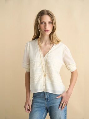 Sonmer Kala Blouse Ecru